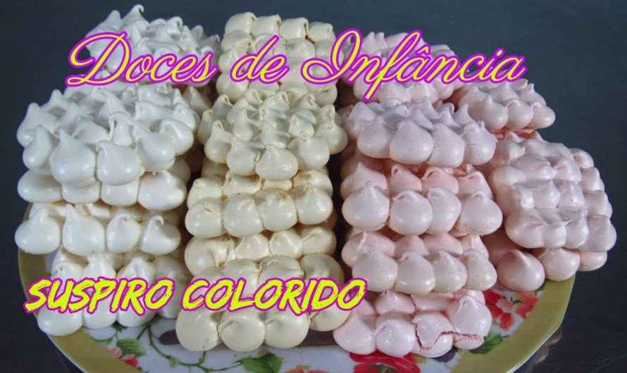 DOCES DE INFÂNCIA  SUSPIRO COLORIDO
