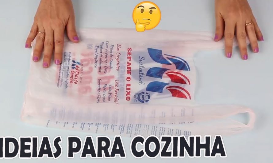 2 IDEIAS PARA COZINHA COM SACOLAS DE SUPERMERCADO